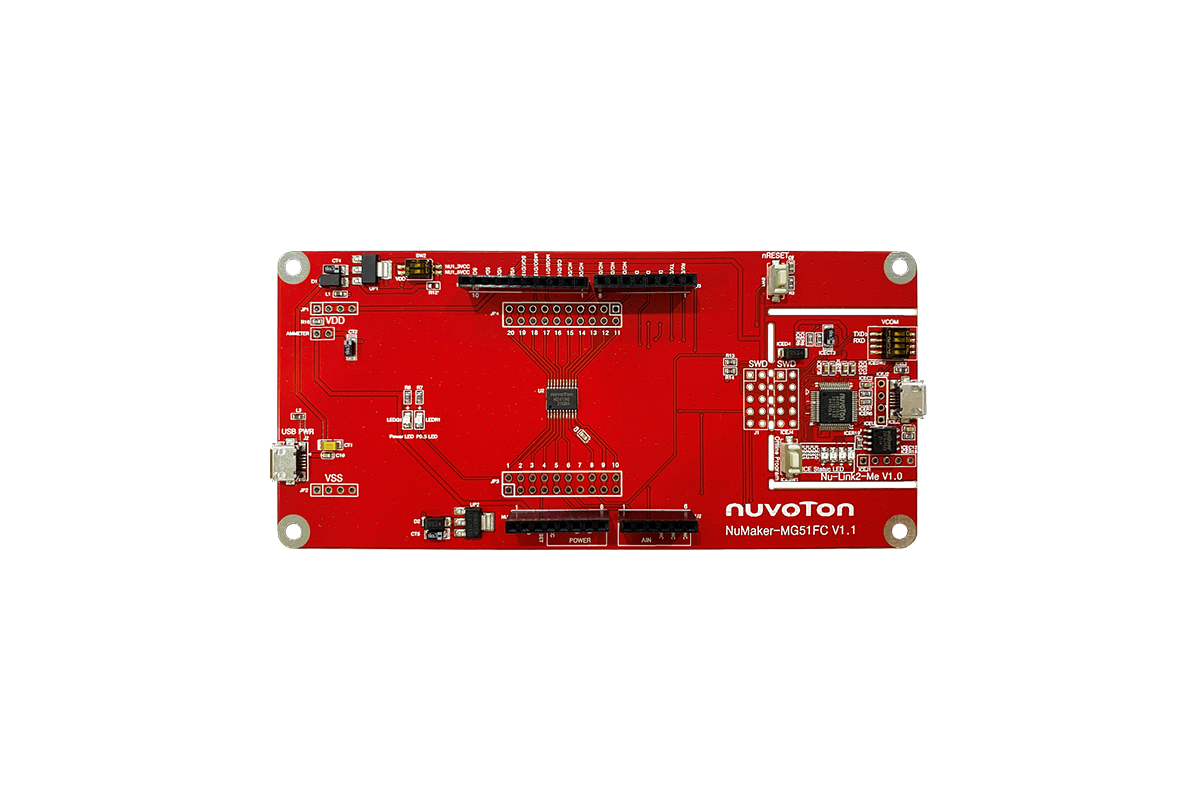 Nuvoton NuMaker MG51FC development board