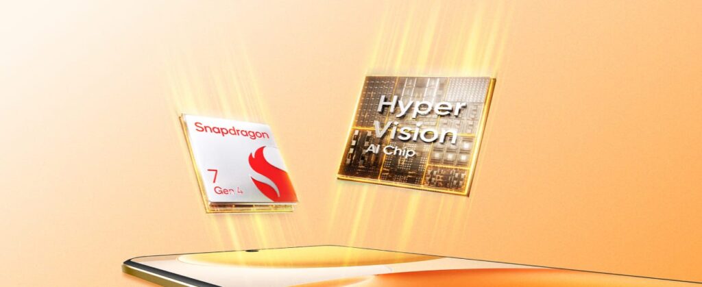 P4 Pro 5G upgrades to a Snapdragon 7 Gen 4 processor paired with a HyperVision AI GPU