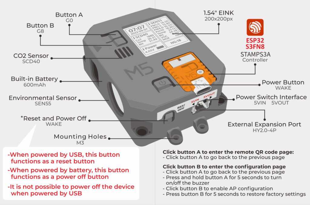 ESP32 air quality kit