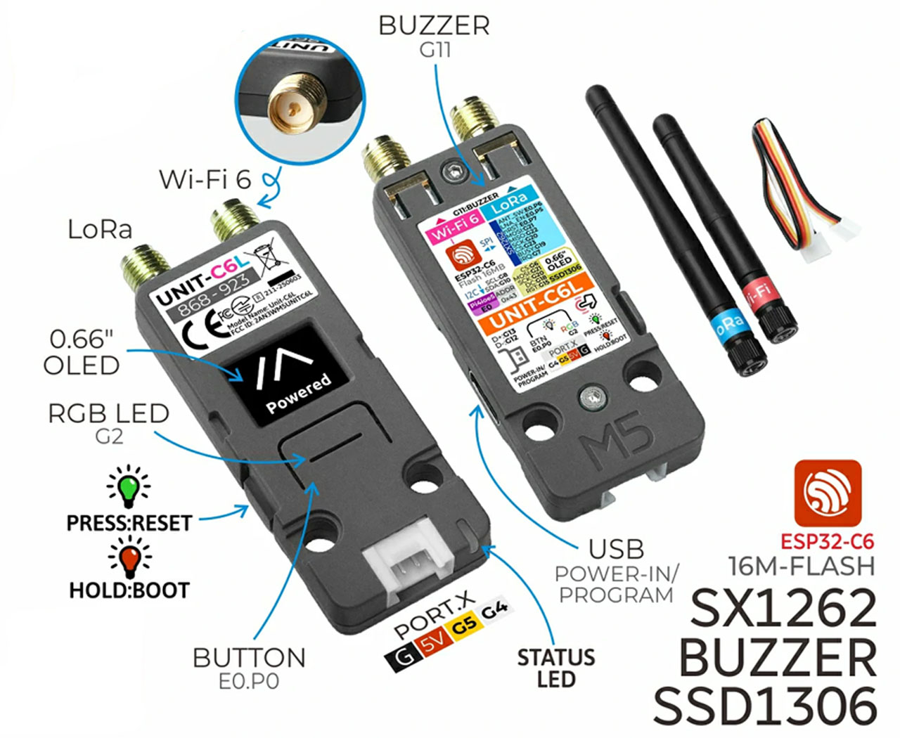 ESP32 LoRa communication module