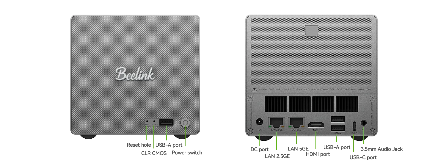 Beelink ME Pro 2 NAS Specifications